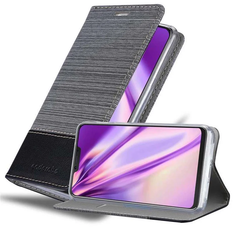 Cadorabo Hülle kompatibel mit Cubot P20 Schutzhülle mit Magnetverschluss, Standfunktion und Kartenfach