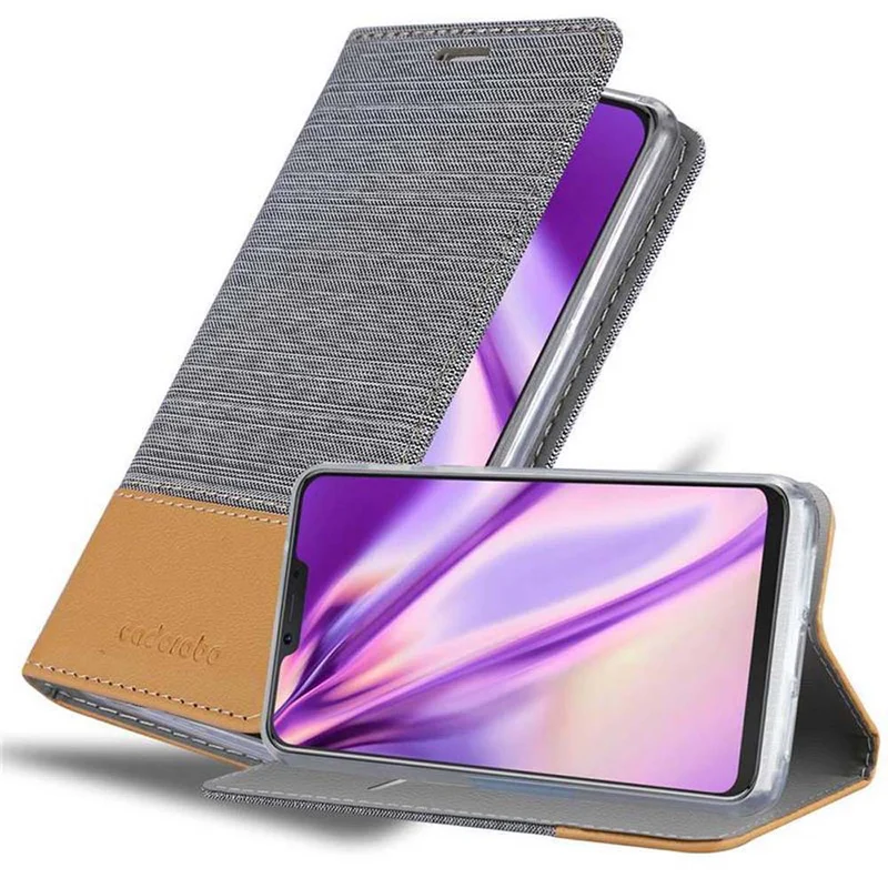 Cadorabo Hülle kompatibel mit Cubot P20 Schutzhülle mit Magnetverschluss, Standfunktion und Kartenfach