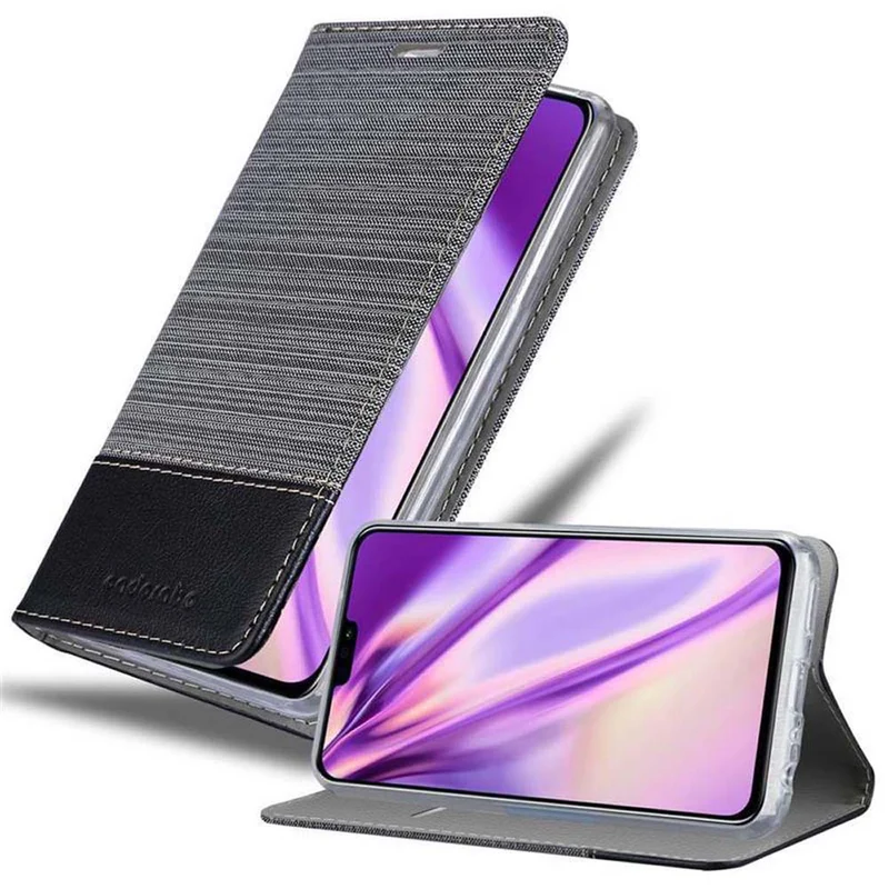 Cadorabo Hülle kompatibel mit Honor 8X Schutzhülle mit Magnetverschluss, Standfunktion und Kartenfach