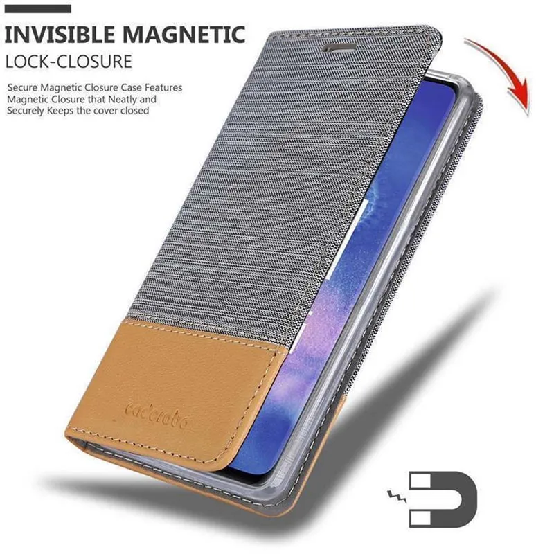 Cadorabo Hülle kompatibel mit Huawei MATE 20 PRO Schutzhülle mit Magnetverschluss, Standfunktion und Kartenfach