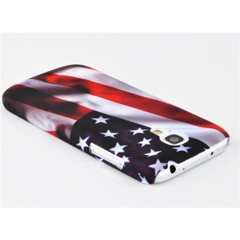 Cadorabo Hülle kompatibel mit Samsung Galaxy S4 MINI mit BROWN TIGER Aufdruck - Hard Case Schutzhülle im trendigen Design