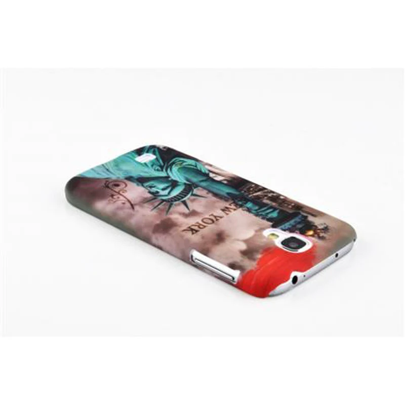 Cadorabo Hülle kompatibel mit Samsung Galaxy S4 mit BROWN TIGER Aufdruck - Hard Case Schutzhülle im trendigen Design