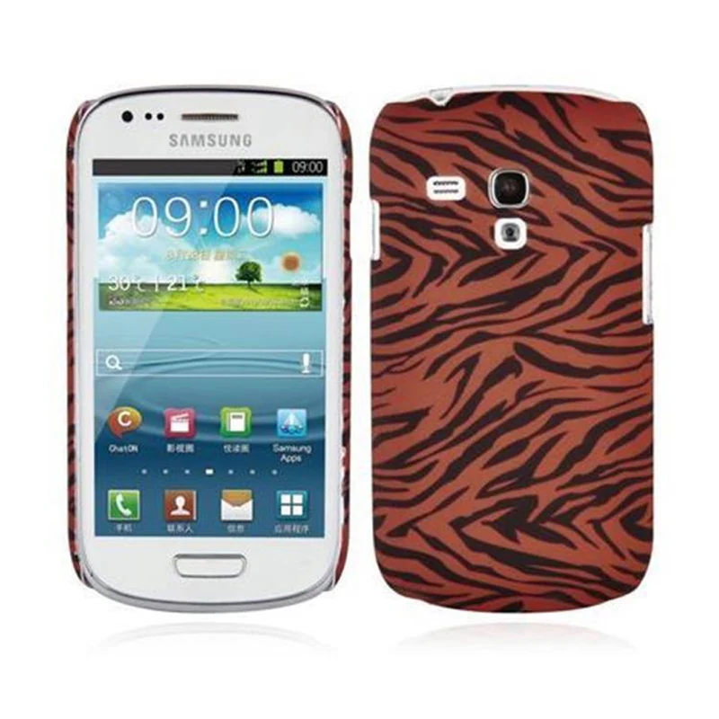Cadorabo Hülle kompatibel mit Samsung Galaxy S3 MINI mit FOOTBALL Aufdruck - Hard Case Schutzhülle im trendigen Design