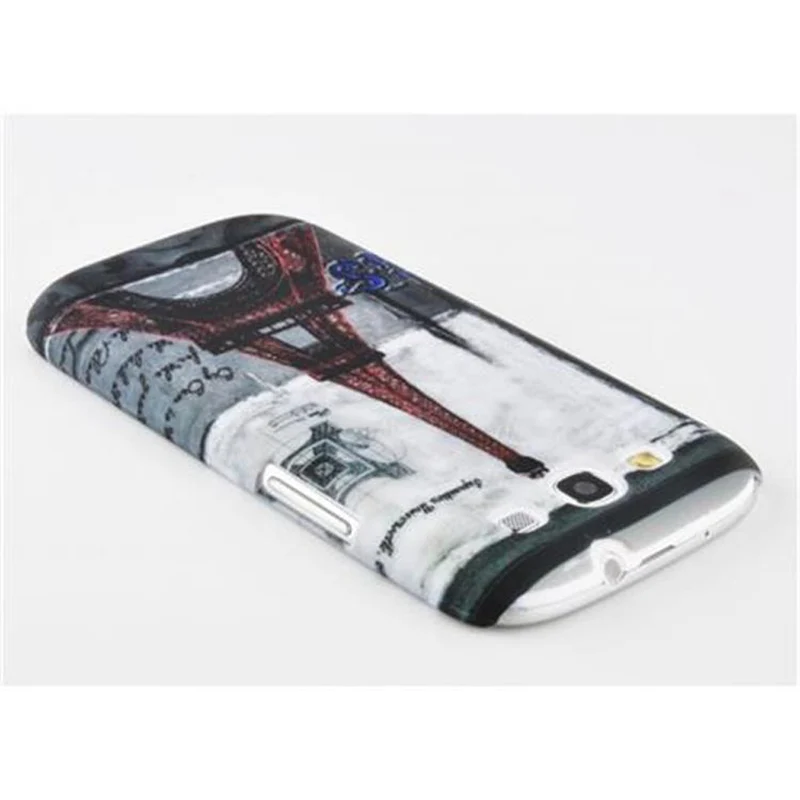 Cadorabo Hülle kompatibel mit Samsung Galaxy S3 / S3 NEO mit BROWN TIGER Aufdruck - Hard Case Schutzhülle im trendigen Design