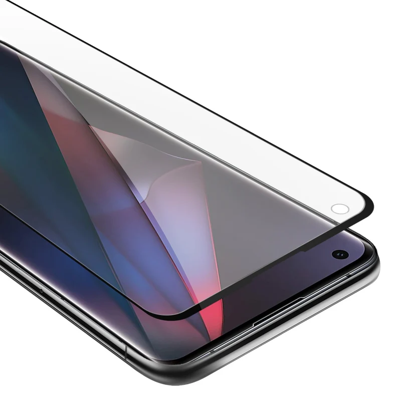 Cadorabo Vollbild Panzer Folie kompatibel mit Oppo FIND X3 PRO - Schutzfolie Gehärtetes (Tempered) Display-Schutzglas in 9H Härte mit 3D Touch