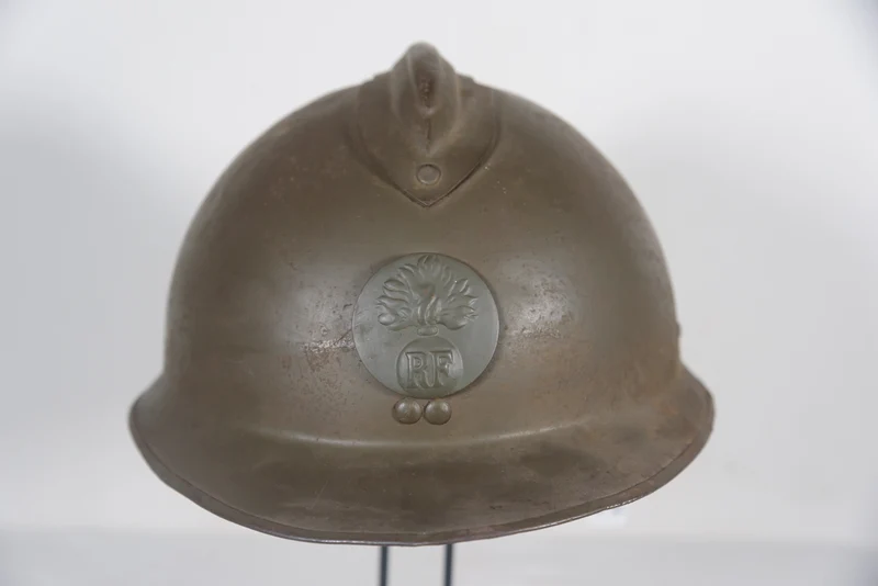 Adrian Französischer M.26 Infanteriehelm mit WH-Headset