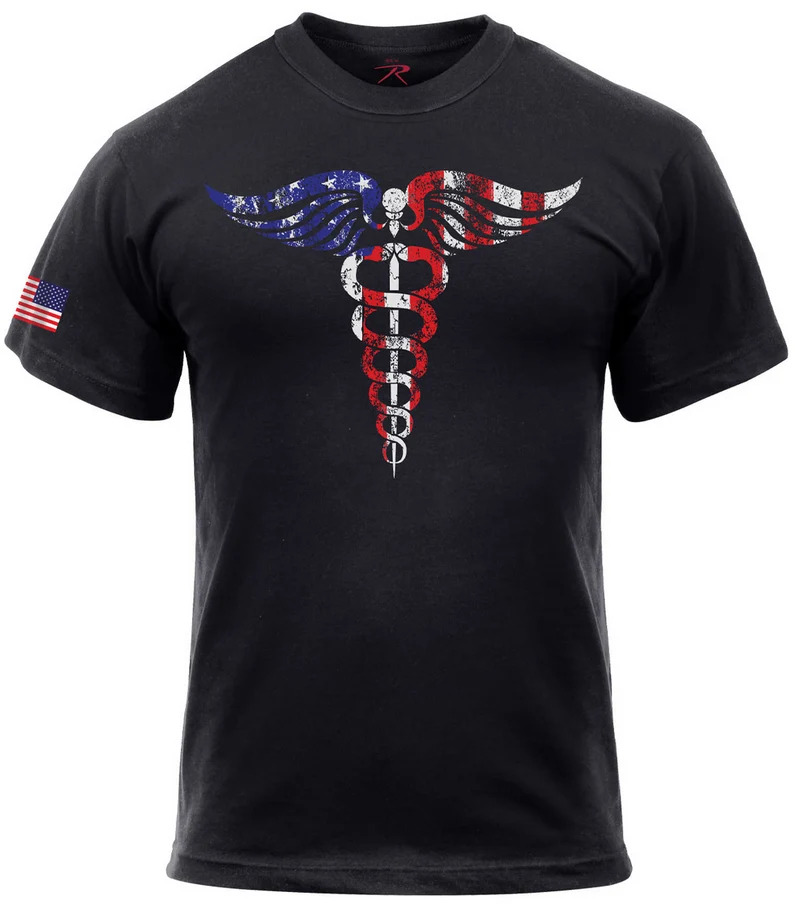 Rothco Caduceus T-Shirt Schwarz