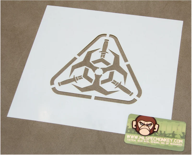 Milspec Monkey Spray Schablone Out Break