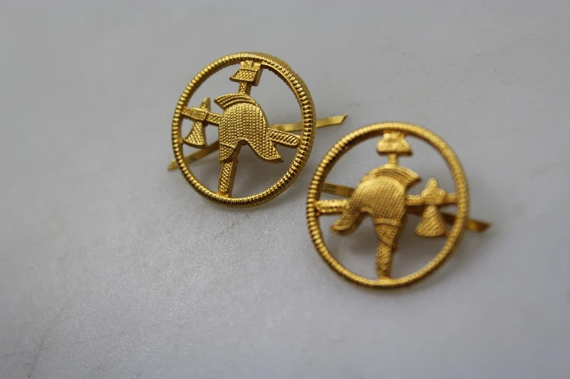 Paar RA-Embleme der Air Force Engineers für Schulterklappen aus dem 2. Weltkrieg