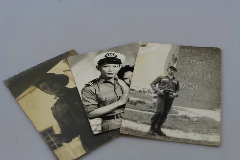 #3 Fotopostkarte südvietnamesische Soldaten