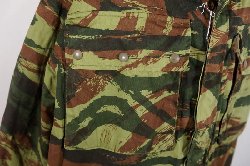 Französischer Anzug, Jacke und Hose, Camo "Lizard" M.47