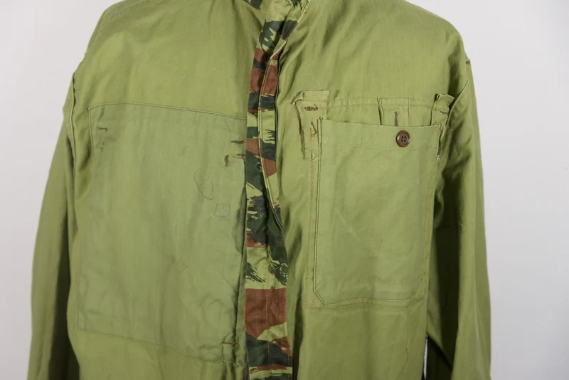 Französischer Anzug, Jacke und Hose, Camo "Lizard" M.47