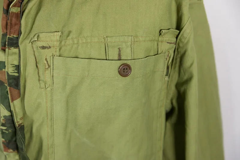 Französischer Anzug, Jacke und Hose, Camo "Lizard" M.47