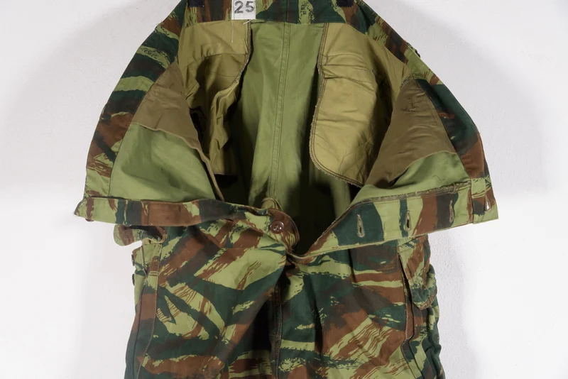 Französischer Anzug, Jacke und Hose, Camo "Lizard" M.47