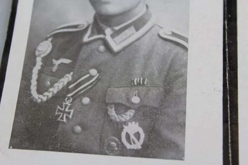 Sterbebilder eines hochdekorierten 2. Weltkrieges