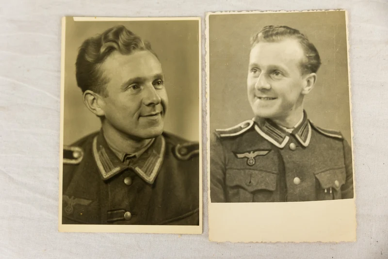 Studiofotopaar der Wehrmacht