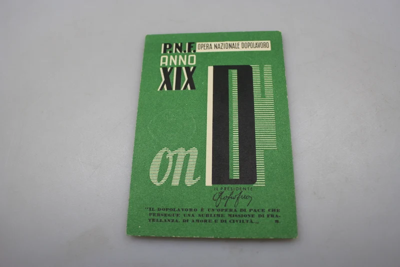 OND XNUMX. Mitgliedskarte