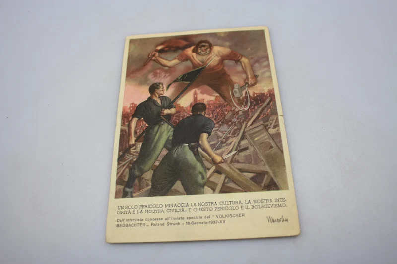 Antibolschewistische Propagandapostkarte