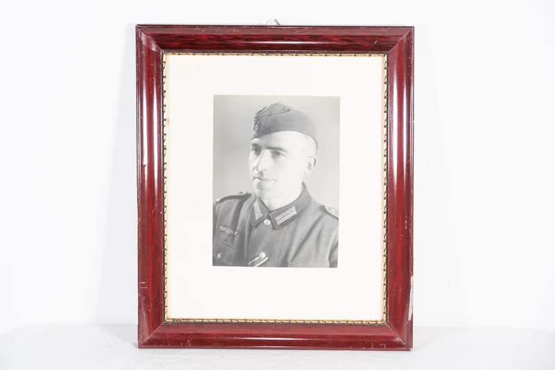 Wehrmacht Studiofoto im Rahmen