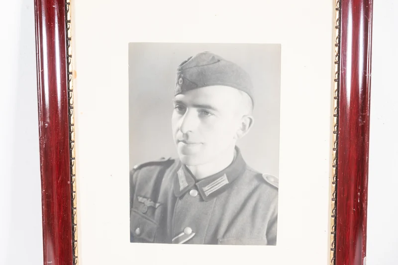 Wehrmacht Studiofoto im Rahmen