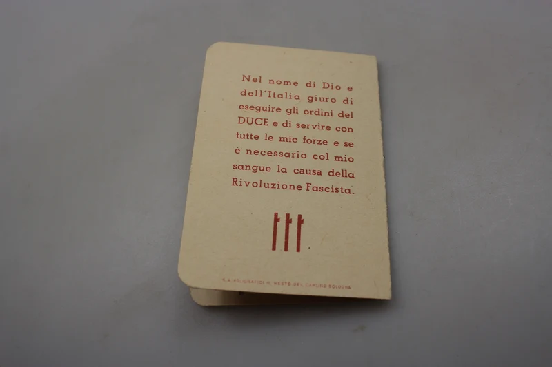GIL-Karte "Junge Faschisten" XIX°