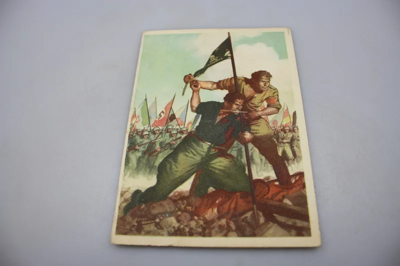 Postkarte Achsentruppen