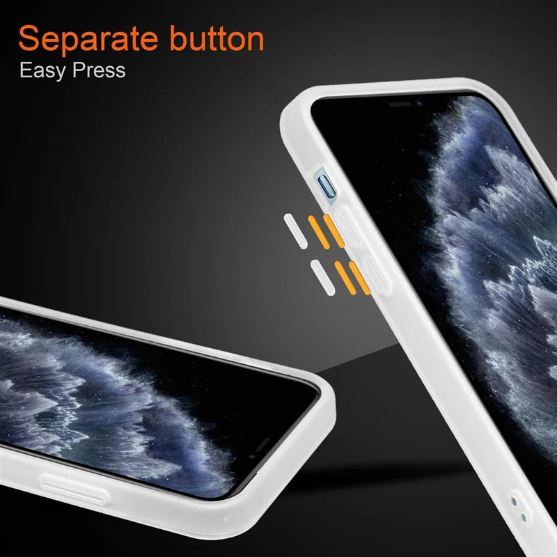 Cadorabo Hülle kompatibel mit Apple iPhone 11 PRO Hybrid Schutzhülle mit TPU Silikon Innenseite und matter Kunststoff Rückseite