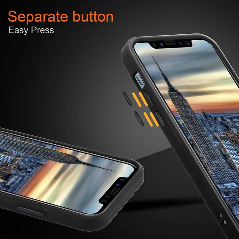 Cadorabo Hülle kompatibel mit Apple iPhone X / XS Hybrid Schutzhülle mit TPU Silikon Innenseite und matter Kunststoff Rückseite