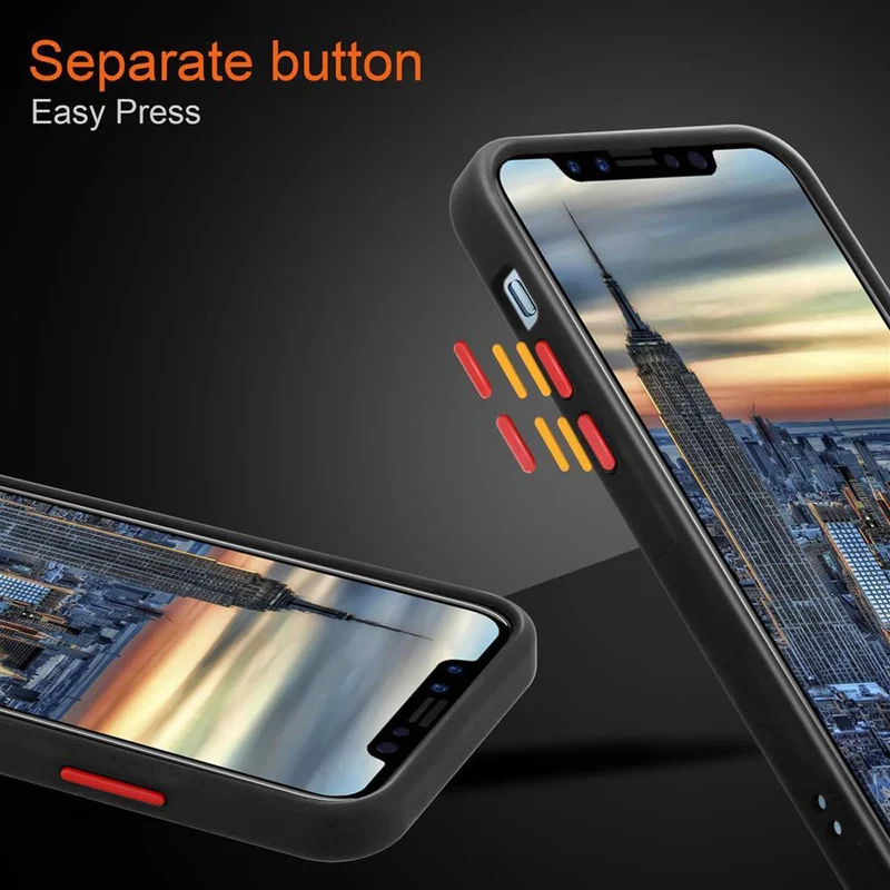 Cadorabo Hülle kompatibel mit Apple iPhone X / XS Hybrid Schutzhülle mit TPU Silikon Innenseite und matter Kunststoff Rückseite