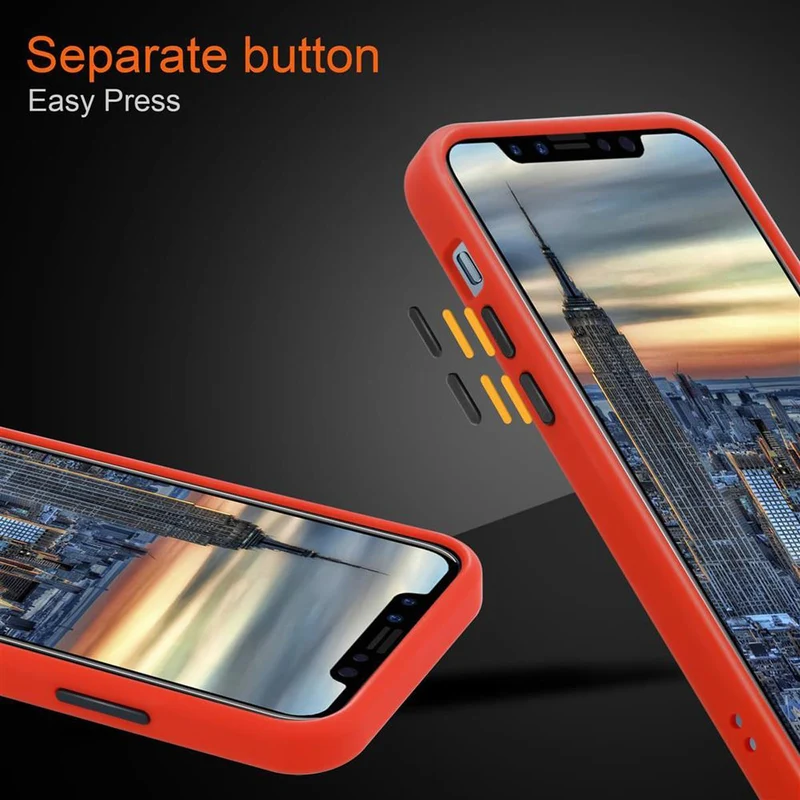 Cadorabo Hülle kompatibel mit Apple iPhone X / XS Hybrid Schutzhülle mit TPU Silikon Innenseite und matter Kunststoff Rückseite