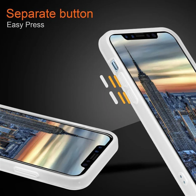 Cadorabo Hülle kompatibel mit Apple iPhone X / XS Hybrid Schutzhülle mit TPU Silikon Innenseite und matter Kunststoff Rückseite