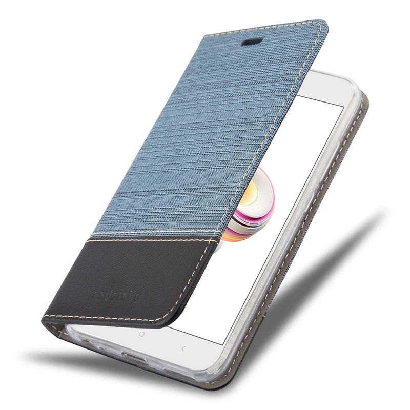 Cadorabo Hülle kompatibel mit Xiaomi RedMi 6 Schutzhülle mit Magnetverschluss, Standfunktion und Kartenfach