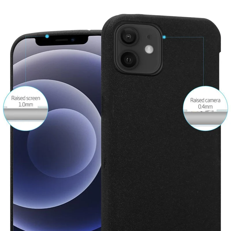 Cadorabo Hülle kompatibel mit Apple iPhone 12 / 12 PRO Schutzhülle aus flexiblem TPU Silikon