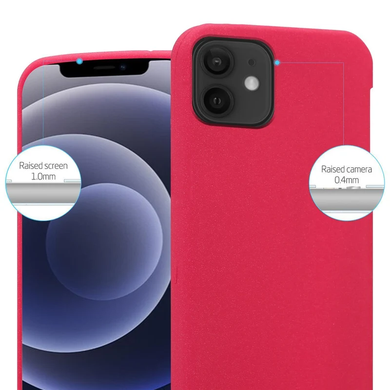 Cadorabo Hülle kompatibel mit Apple iPhone 12 / 12 PRO Schutzhülle aus flexiblem TPU Silikon