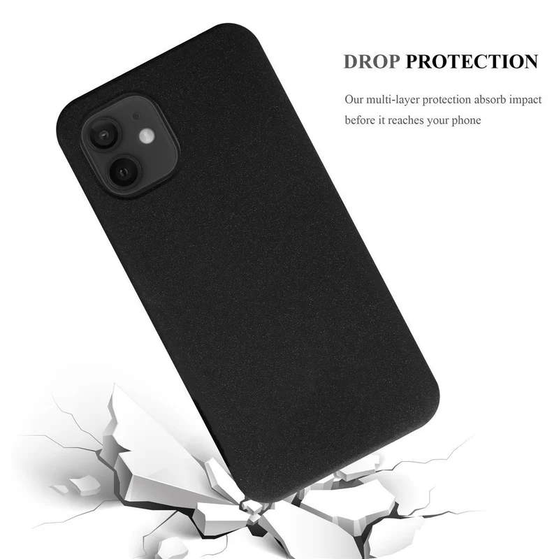 Cadorabo Hülle kompatibel mit Apple iPhone 12 / 12 PRO Schutzhülle aus flexiblem TPU Silikon