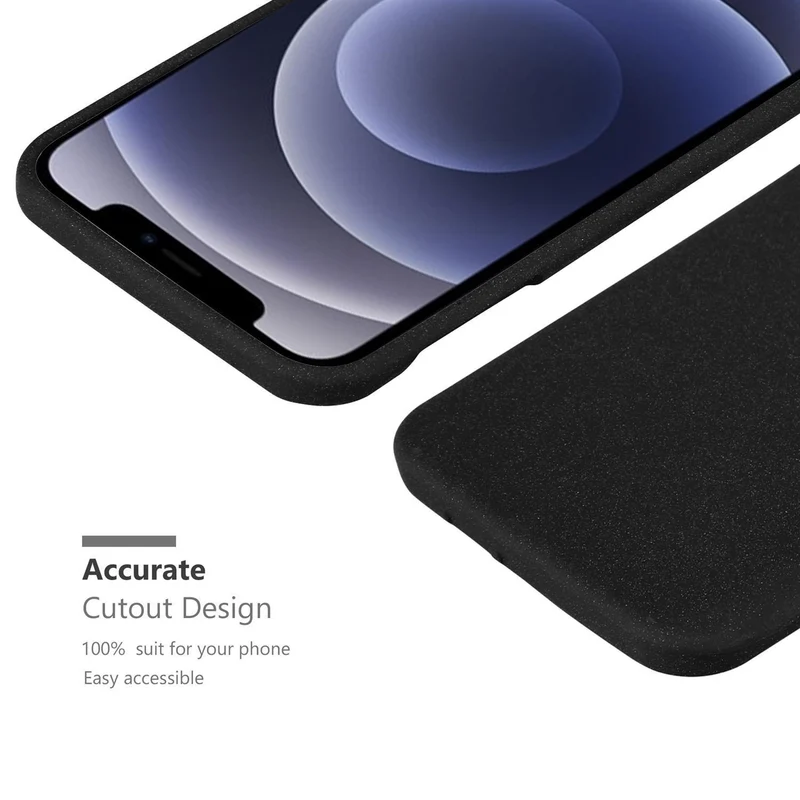 Cadorabo Hülle kompatibel mit Apple iPhone 12 MINI Schutzhülle aus flexiblem TPU Silikon