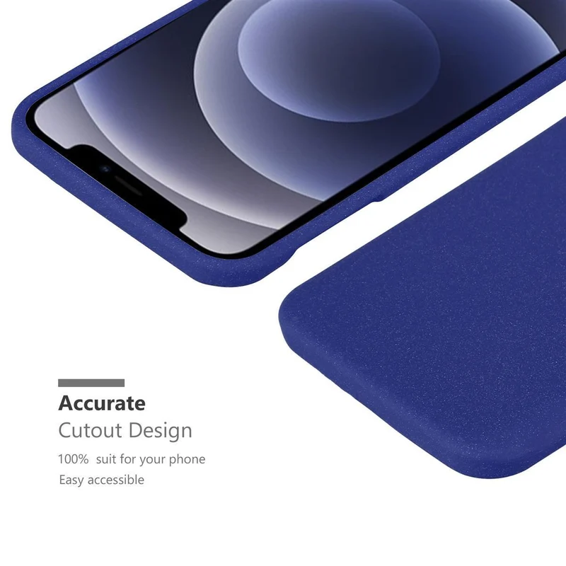 Cadorabo Hülle kompatibel mit Apple iPhone 12 MINI Schutzhülle aus flexiblem TPU Silikon