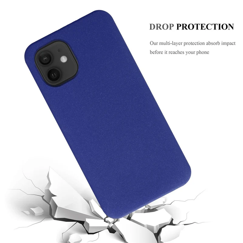 Cadorabo Hülle kompatibel mit Apple iPhone 12 MINI Schutzhülle aus flexiblem TPU Silikon