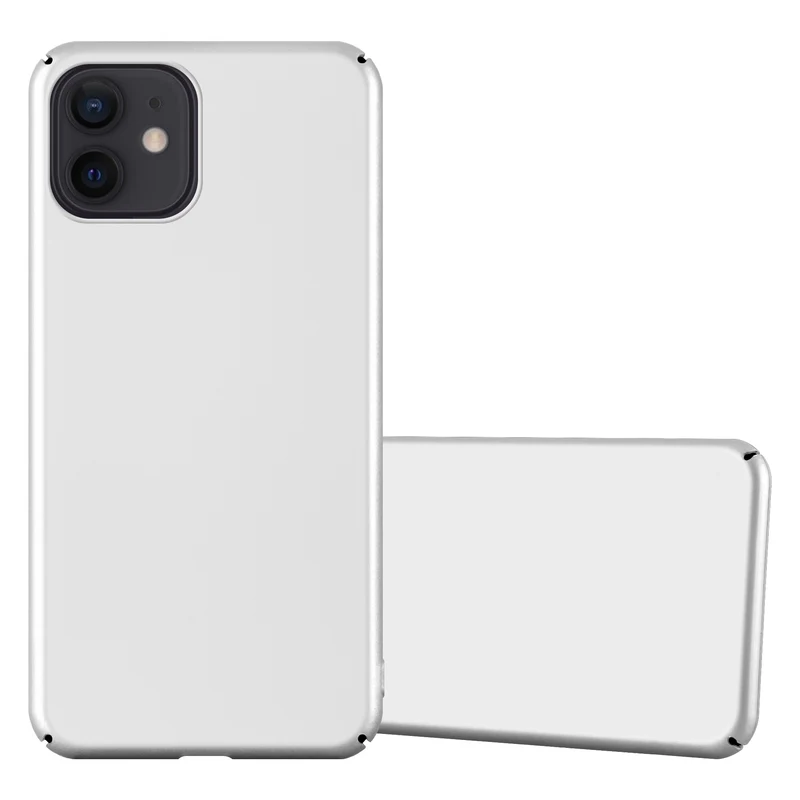 Cadorabo Hülle kompatibel mit Apple iPhone 12 PRO MAX Hard Case Schutzhülle in Metall Optik gegen Kratzer und Stöße