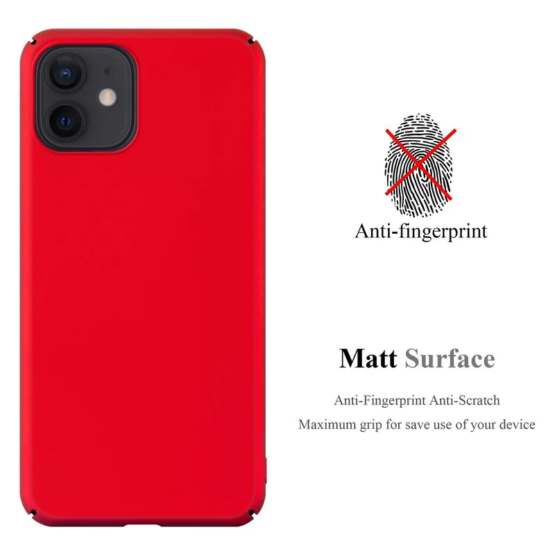 Cadorabo Hülle kompatibel mit Apple iPhone 12 PRO MAX Hard Case Schutzhülle in Metall Optik gegen Kratzer und Stöße
