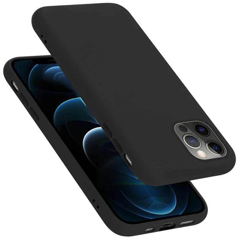Cadorabo Hülle kompatibel mit Apple iPhone 12 PRO MAX Schutzhülle aus flexiblem TPU Silikon