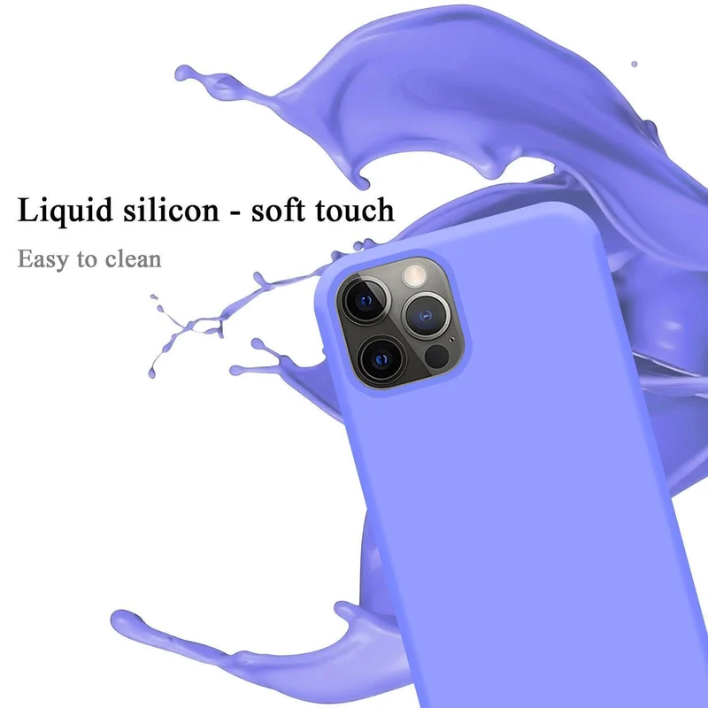 Cadorabo Hülle kompatibel mit Apple iPhone 12 PRO MAX Schutzhülle aus flexiblem TPU Silikon