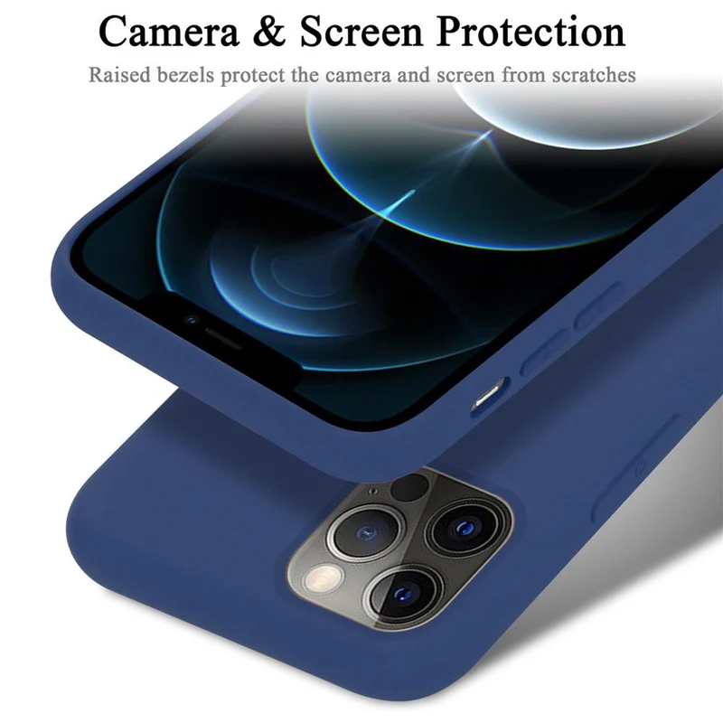 Cadorabo Hülle kompatibel mit Apple iPhone 12 PRO MAX Schutzhülle aus flexiblem TPU Silikon