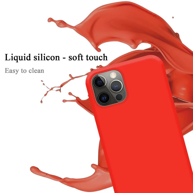 Cadorabo Hülle kompatibel mit Apple iPhone 12 / 12 PRO Schutzhülle aus flexiblem TPU Silikon