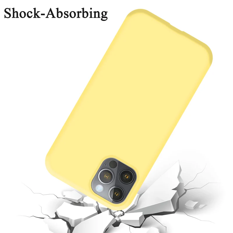 Cadorabo Hülle kompatibel mit Apple iPhone 12 / 12 PRO Schutzhülle aus flexiblem TPU Silikon