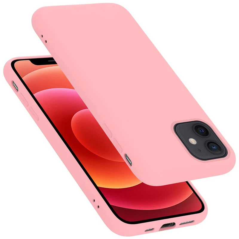 Cadorabo Hülle kompatibel mit Apple iPhone 12 MINI Schutzhülle aus flexiblem TPU Silikon