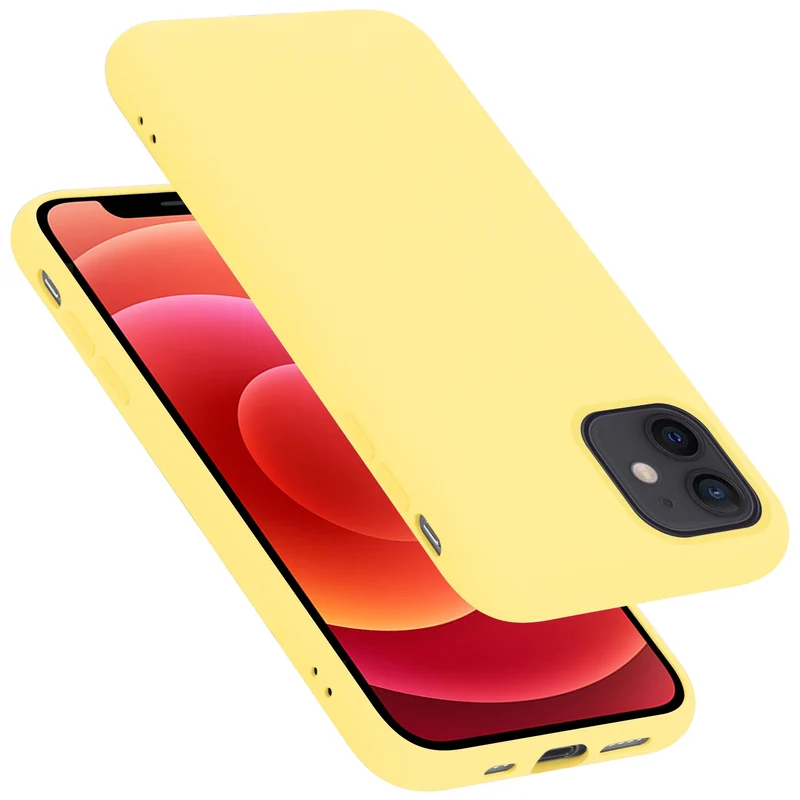 Cadorabo Hülle kompatibel mit Apple iPhone 12 MINI Schutzhülle aus flexiblem TPU Silikon