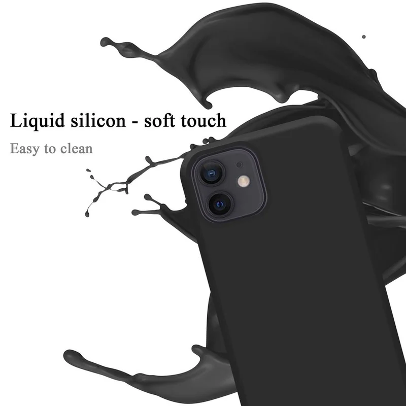 Cadorabo Hülle kompatibel mit Apple iPhone 12 MINI Schutzhülle aus flexiblem TPU Silikon
