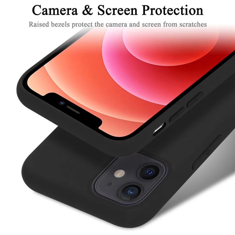 Cadorabo Hülle kompatibel mit Apple iPhone 12 MINI Schutzhülle aus flexiblem TPU Silikon