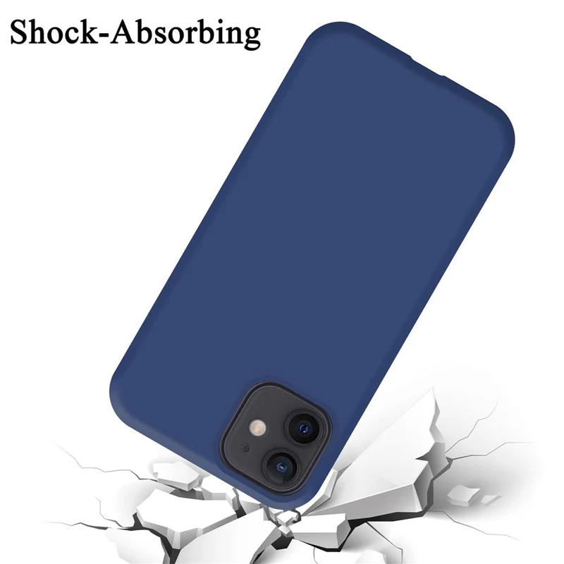 Cadorabo Hülle kompatibel mit Apple iPhone 12 MINI Schutzhülle aus flexiblem TPU Silikon